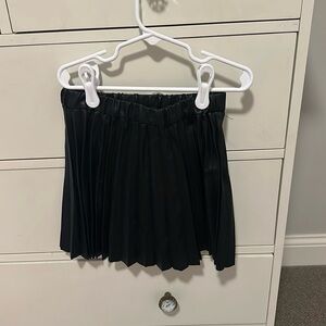 Crewcuts Vegan Leather Pleated Skirt